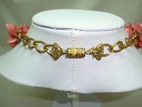 Vintage 30s Art  Deco Pink Garland Glass Cluster Bead Necklace Amazing