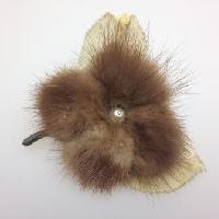 Vintage 60s Quality Modernist Diamante Goldtone Brooch Safety Chain 6.5cms