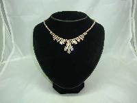 Vintage 80s Chunky Gold Link Necklace & Bracelet Set 