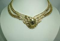 80s Butler & Wilson Liberty Eagle Diamante Chunky Chain Necklace RARE