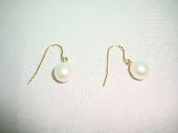 Beautiful Cultured Pearl Drop Pendant and Chain and Matching Earrings