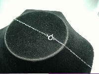 Vintage 50s Sparkling Diamante Flower Necklace on Chain